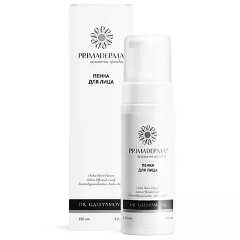 PRIMADERMA Пенка для умывания лица и снятия макияжа увлажняющая с натуральными экстрактами 150.0