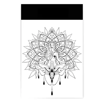 PRINT FACTORY Переводная Временная Татуировка Лотос