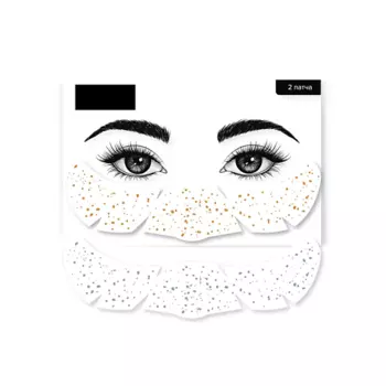 PRINT FACTORY Переводная Временная Татуировка Веснушки 2 палетки