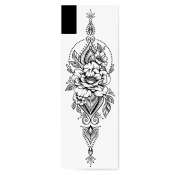 PRINT FACTORY Временная переводная татуировка Розы