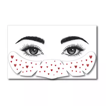 PRINT FACTORY Временная Переводная Татуировка Веснушки-сердечки