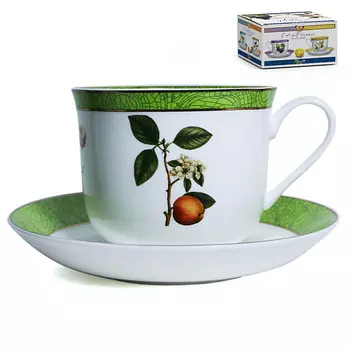 PRIORITY Чайная пара «Стейчкол» Дыхание Прованса «Яблоко» в подарочной коробке
