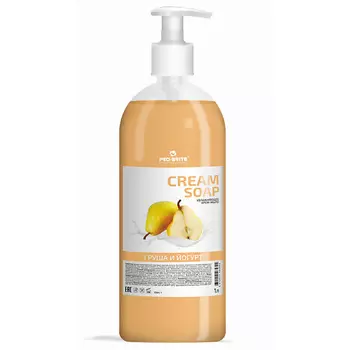 PRO-BRITE Жидкое крем-мыло увлажняющее с витаминным комплексом Груша и Йогурт 1000.0