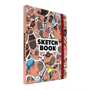 ПРОФ-ПРЕСС Блокнот Капибара, А5, без разметки