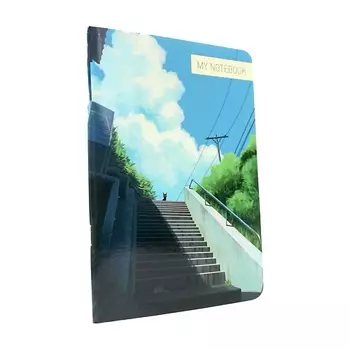 ПРОФ-ПРЕСС Блокнот Вдохновляясь легендой аниме. Лестница, мягкая обложка, в линию