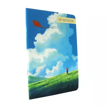 ПРОФ-ПРЕСС Блокнот в линию Вдохновляясь легендой аниме "Воздушный змей", А5, мягкая обложка