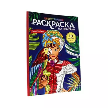 ПРОФ-ПРЕСС Раскраска по номерам Волшебный мир, большой формат
