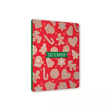 ПРОФ-ПРЕСС Скетчбук новогодний, формат А5