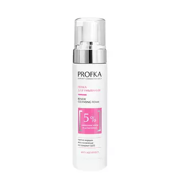 PROFKA Пенка для умывания с аминокислотами и Д-Пантенолом Renew Cleansing Foam