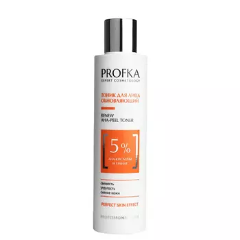 PROFKA Тоник обновляющий для лица с АНА-кислотами и гранатом Renew Aha-Peel Toner