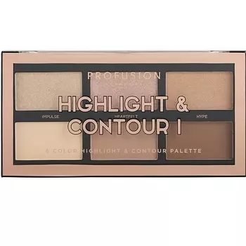 PROFUSION Палетка для макияжа лица Highlight & Contour
