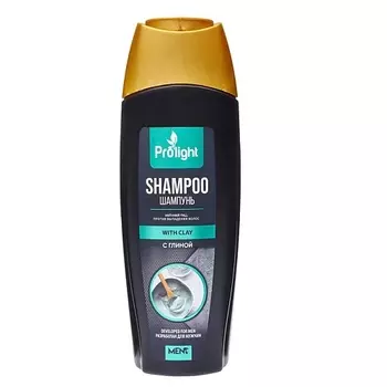 PROLIGHT Мужской шампунь с глиной против выпадения волос