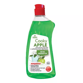 PROSEPT Гель для мытья посуды Cooky Apple E, эконом-класса, с ароматом яблока 500