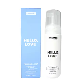 PROSTO COSMETICS Деликатная пенка для умывания HELLO, LOVE 150.0