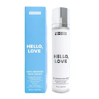 PROSTO COSMETICS Успокаивающий крем ANTI-REDNESS для лица для чувствительной кожи 50.0