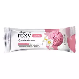 PROTEIN REX Батончик с высоким содержанием белка со вкусом «Клубничное Мороженое»