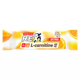 PROTEIN REX Батончик с высоким содержанием протеина и L-карнитином "Апельсин"