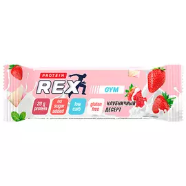 PROTEIN REX Батончик с высоким содержанием протеина "Клубничный десерт"