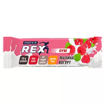 PROTEIN REX Батончик с высоким содержанием протеина "Малина-йогурт"