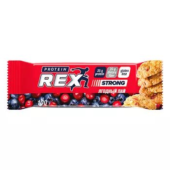 PROTEIN REX Батончик с высоким содержанием протеина "Ягодный пай"