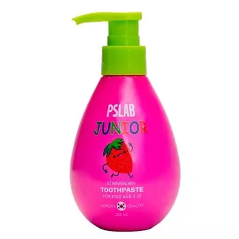 PS.LAB Детская зубная паста со вкусом клубники Junior
