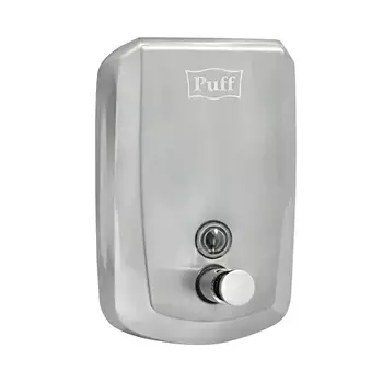 PUFF Дозатор для жидкого мыла из нержавеющей стали 21х14х11 см