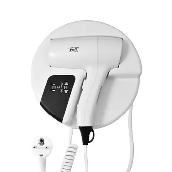 PUFF Puff-1202B Фен для волос настенный с держателем, стационарный, Арт.: 1405.032