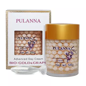 PULANNA Дневной защитный крем-Bio-gold &amp; Grape Advanced Day Cream, серия Био-Золото и Виноград