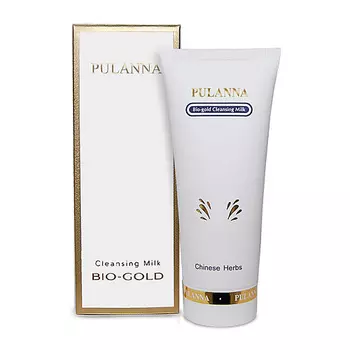 PULANNA Молочко для умывания и снятия макияжа увлажняющее с золотом и алоэ 90.0