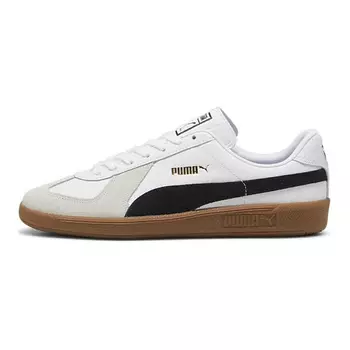 PUMA Кроссовки Army Trainer Slip-Resistant Low-Top Skateboard Shoes Unisex White Gray Black