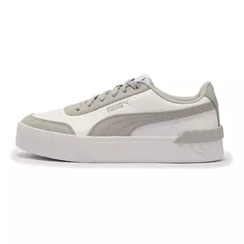 PUMA Кроссовки Carina Lift Anti-Slip Wear-Resistant Low-Top Skateboard Shoes Womens White Gray