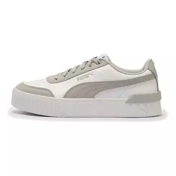 PUMA Кроссовки Carina Lift Anti-Slip Wear-Resistant Low-Top Skateboard Shoes Womens White Gray