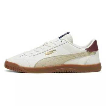 PUMA Кроссовки Club 5v5 Anti-Slip Wear-Resistant Low-Top Casual Shoes Men's White Beige