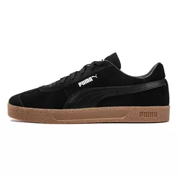 PUMA Кроссовки Club Wear-Resistant Low-Top Skateboard Shoes Unisex Black White
