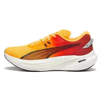 PUMA Кроссовки Deviate NITRO 3 Cushioned Slip-Resistant Low-Top Carbon Plate Yellow