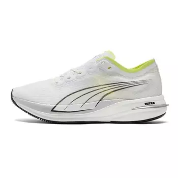 PUMA Кроссовки Deviate NITRO Cushioning, Breathable, Moisture Wicking Women's White Light Yellow