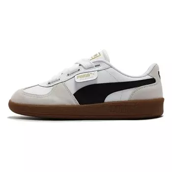 PUMA Кроссовки Palermo Anti-Slip Wear-Resistant Low-Top Skateboard Shoes Womens White Black Gray
