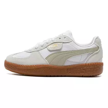 PUMA Кроссовки Palermo Moda Wns Durable Breathable Low-Top Skateboard Shoes Womens White Brown