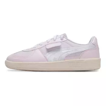 PUMA Кроссовки Palermo Slip-Resistant Cushioning Low-Top Skateboard Shoes Womens Pink White