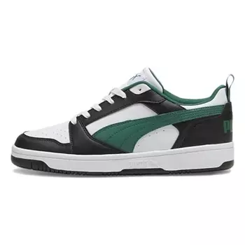 PUMA Кроссовки Rebound V6 Low White Black Green