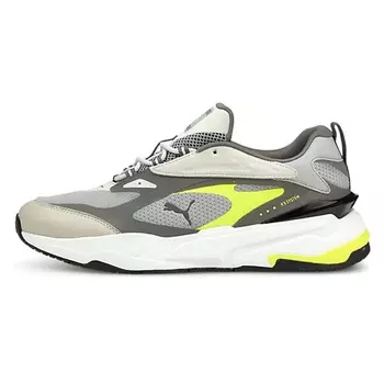 PUMA Кроссовки RS Fast Neon Running Shoes White/Brown/Yellow