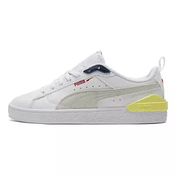 PUMA Кроссовки Suede Bloc 'White Yellow Pear'