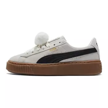 PUMA Кроссовки Suede Platform Cream White Womens
