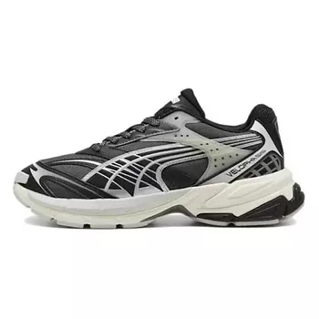 PUMA Кроссовки Velophasis Anti Slip Wear Resistant Low Top Running Shoes Unisex Black