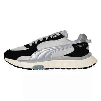 PUMA Кроссовки Wild Rider Casual Shoes Unisex Low-Top Gray/Black/Silver