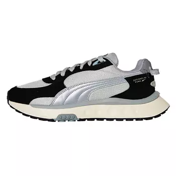 PUMA Кроссовки Wild Rider Casual Shoes Unisex Low-Top Gray/Black/Silver