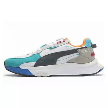 PUMA Кроссовки Wild Rider 'Layers White Viridian Green'