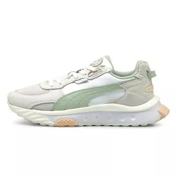 PUMA Кроссовки Wild Rider Prm White Grey Green Women's