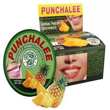 PUNCHALEE Зубная паста растительная с ананасом