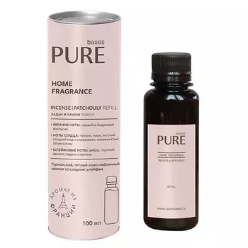 PURE BASES Аромат для дома INCENSE & PATCHOULY 100
